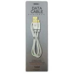 Дата кабель Remax RC-041m Radiance micro USB White