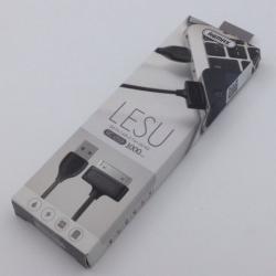 Дата кабель Remax RC-050i4 Lesu iPhone 4 Black