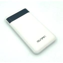Power Bank SUNPIN SP110 (10000mAh/2.1A/2USB) White 3 input