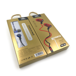 Наушники JBL PW-34 + mic Blue