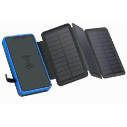 Power Bank YD-820W 20000mAh с солнечной панелью Black
