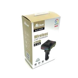 FM модулятор ALS-A669 Bluetooth + Charger (2USB/5V/2.1A) Black