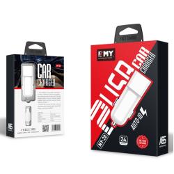 Автомобильное ЗУ EMY MY-20 + cable micro USB (5V/2.4A/2USB)