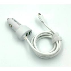 Автомобильное ЗУ EMY MY-116 + cable micro USB (5V/2.4A/2USB)