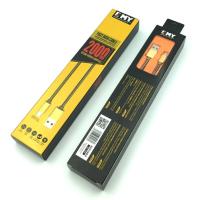 Дата кабель EMY MY-448 micro USB 2m Gold