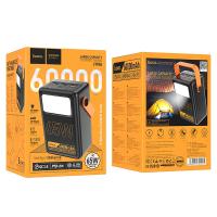 Power Bank HOCO J110A Fully Compatible Fast Charge (60000mAh/65W/3USB/2PD) Black