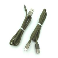 Дата кабель TC-003 плоский плетенный Type C ORIGINAL Green 1M (тех. упаковка)