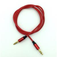Кабель AUX A-001 силиконовый круглый Red 1M (тех. упаковка)