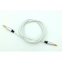 Кабель AUX A-001 силиконовый круглый White 1M (тех. упаковка)