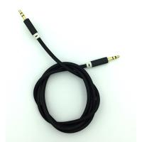 Кабель AUX A-002 плетенный круглый Black (тех. упаковка)