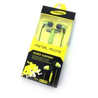 Наушники SAMSUNG SN-2022 + mic Green