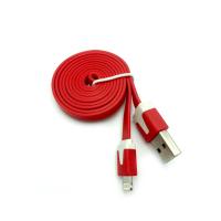 Дата кабель FLAT iPhone 5 1m Red (тех. упаковка)