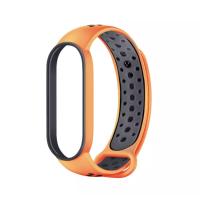 Браслет Nike  для смарт часов Mi Band 5 Gold_Gray