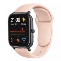 Браслет для смарт часов Xiaomi Amazfit BIP с кнопкой (ширина 20 mm) #30 Grapefruit 