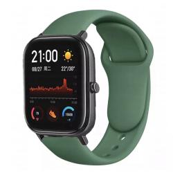 Браслет для смарт часов Xiaomi Amazfit BIP с кнопкой (ширина 20 mm) #31 Army Green