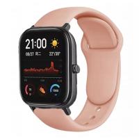 Браслет для смарт часов Xiaomi Amazfit BIP с кнопкой (ширина 20 mm) #02 Apricot