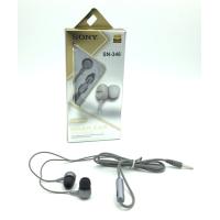 Наушники SONY SN-346 + mic Gray