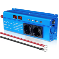 Инвертор FOVAL 12V 220V 3000W Blue