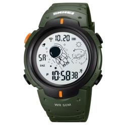Часы SKMEI Model No. 1820 Army Green_White (ABS ring)