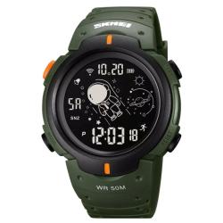 Часы SKMEI Model No. 1820 Army Green_Black (ABS ring)