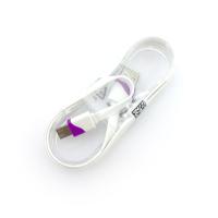 Дата кабель FLAT ROLL micro USB White/Violet (тех. упаковка)