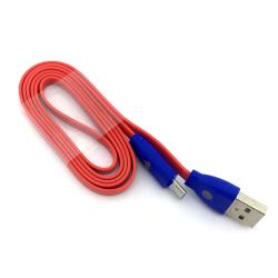 Дата кабель LED SMILE micro USB Red (тех. упаковка)