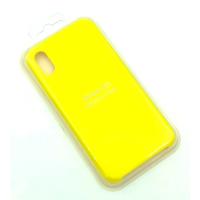 Чехол iPhone X/XS Silicon Case Copy #32 Yellow