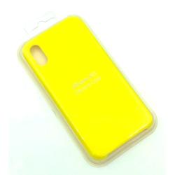 Чехол iPhone X/XS Silicon Case Copy #32 Yellow