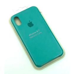 Чехол iPhone X/XS Silicon Case Copy #44 Sea Blue