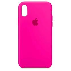 Чехол iPhone X/XS Silicon Case Copy #47 Shiny Pink