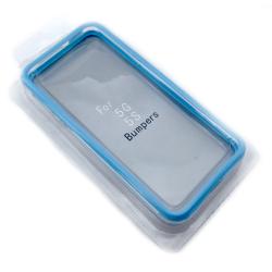 Чехол Бампер Plastic iPhone 5/5S Blue