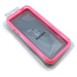 Чехол Бампер Plastic iPhone 5/5S Pink