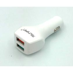 Автомобильное ЗУ SUNPIN CS-01 (3.6-12V/4.4A/2USB) White
