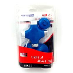 USB HUB 4 ports Human Blue