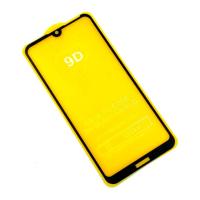 Защитное стекло 9D Huawei Y7 2019 Black (тех. упаковка)