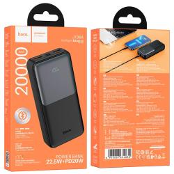 Power Bank HOCO J136A 20000mAh 22.5W+20W Black