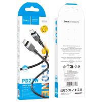 Дата кабель HOCO X109 Type C - Lightning 27W 1m Black