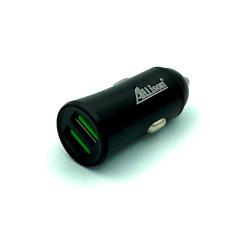 Автомобильное ЗУ Allison ALS-A100 Black (5V/2.4A/2USB)