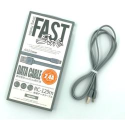 Дата кабель Remax RC-129m Fast Pro Data Cable micro USB Gray