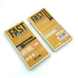 Дата кабель Remax RC-129i Fast Pro Data Cable Lightning Black