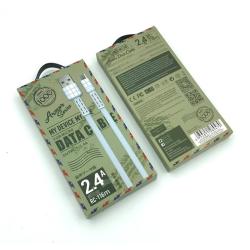 Дата кабель Remax RC-116m Armor Series Data Cable 2.4A micro USB White