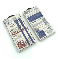 Дата кабель Remax RC-116a Armor Series Data Cable 2.4A Type C Blue