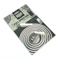 Дата кабель Remax RC-090m Full Speed Pro Data Cable  micro USB Silver