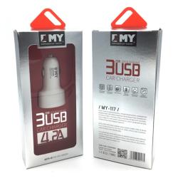 Автомобильное ЗУ EMY MY-117 (5V/4.2A/3USB)
