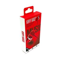 Наушники проводные с микрофоном KWY BASS KWY-32 Red