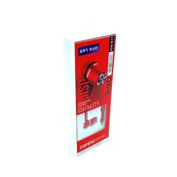 Наушники проводные с микрофоном KWY BASS SNK-K11 Red