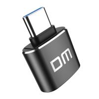 OTG переходник DM AD012 (Type C-A3) Type C to USB Black