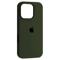 Чехол iPhone 16 PRO Silicon Case #64 Forest Green
