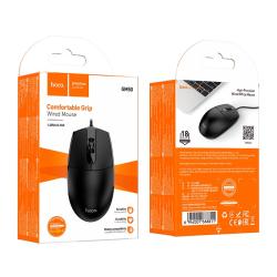 Компьютерная проводная мышь HOCO GM50 Black