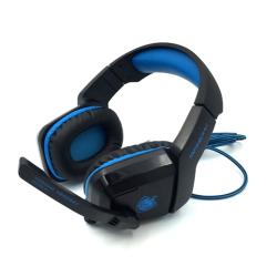 Наушники компьютерные с микрофоном H-1 Black_Blue
